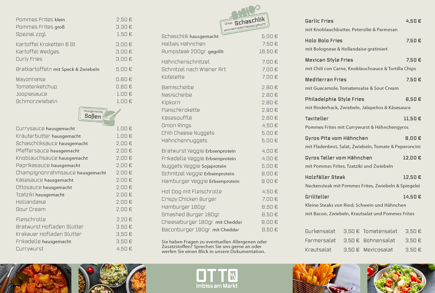 Speisekarte – OTTO Imbiss am Markt